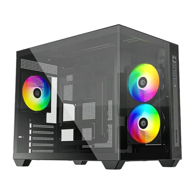 Корпус ID-Cooling View 500 ARGB без БП черный