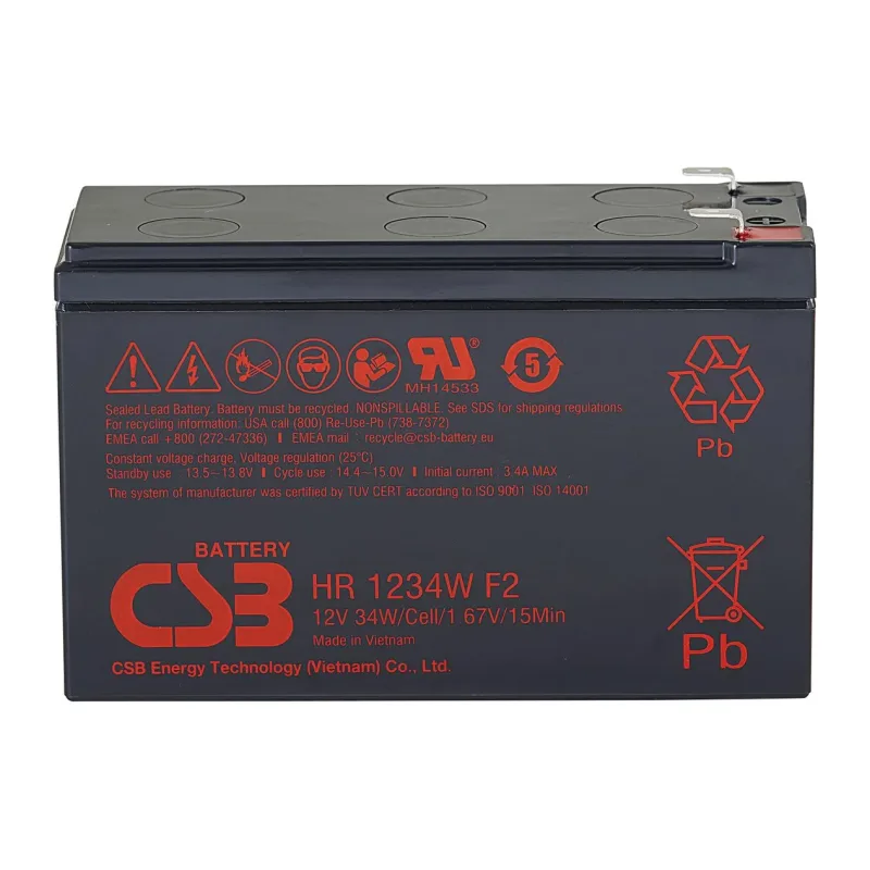 Аккумулятор для ИБП CSB HR1234W F2