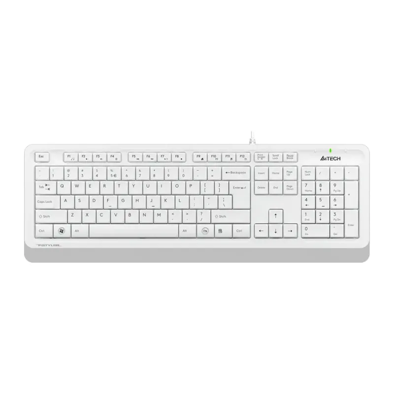Клавиатура A4Tech Fstyler белый/серый (FK10)