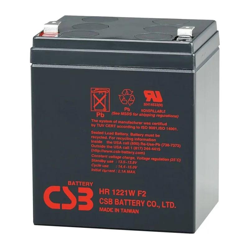 Аккумулятор для ИБП CSB HR 1221W F2 черный