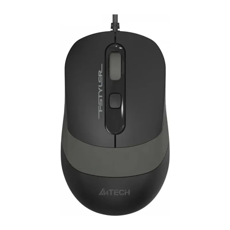 Мышь A4 Fstyler FM10 черный/серый