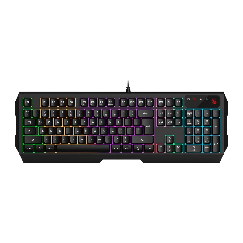 Клавиатура A4Tech Bloody Neon черный (B135N)