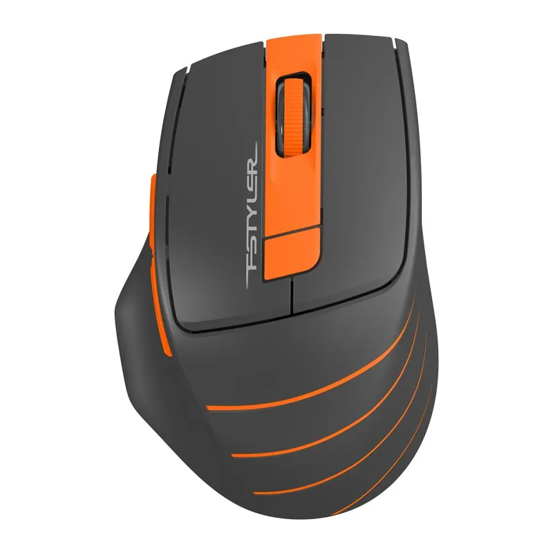 Мышь A4 Fstyler FG30S серый/оранжевый