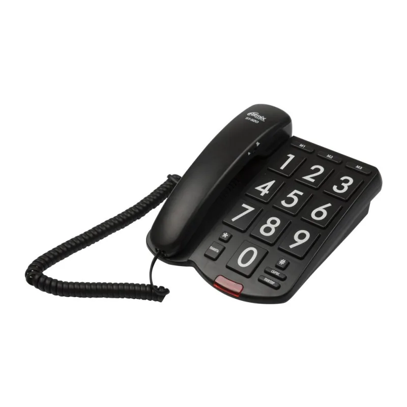 Проводной телефон Ritmix RT-520 Black