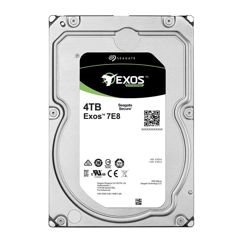 Жесткий диск Seagate 4TB SATA 6Gb/s Exos 7E8 3.5 7200rpm 128Mb (ST4000NM002A)