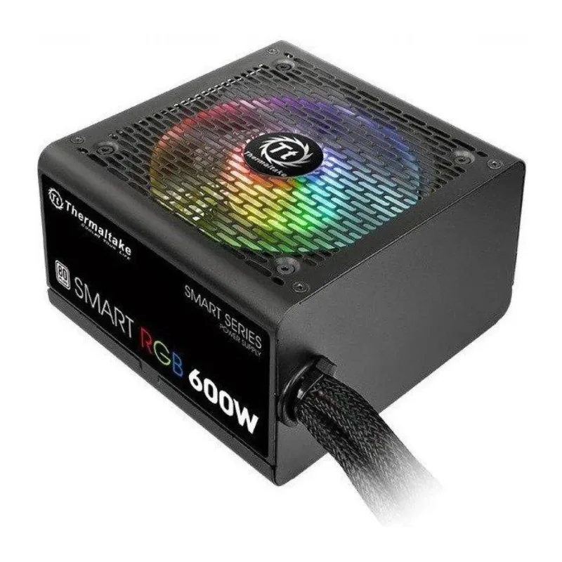 Блок питания Thermaltake ATX Smart RGB 600 80+ 600W (PS-SPR-0600NHSAWE-1)