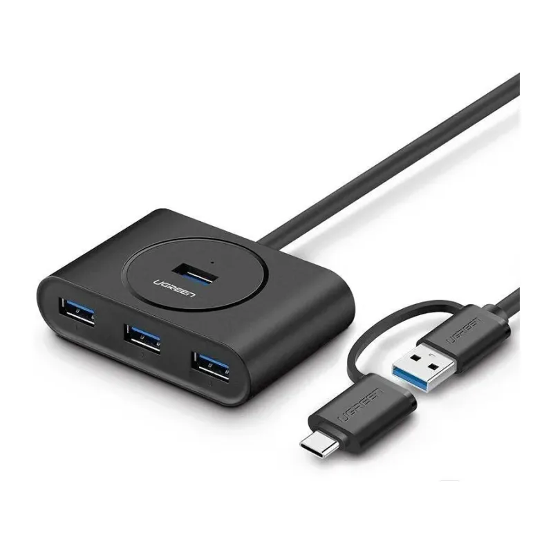 USB-хаб Ugreen CR113-40850 Black (40850)