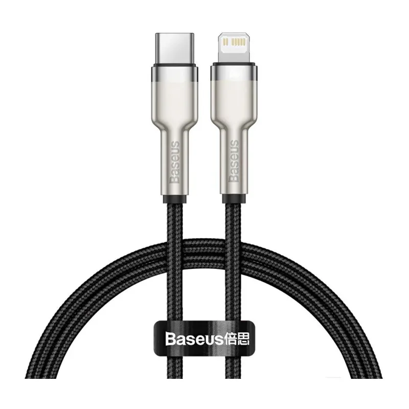 Кабель Baseus Cafule 2m Black (CATLJK-B01)