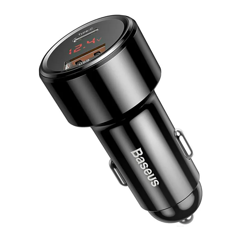 Автомобильное зарядное Baseus Magic Series Black (CCMLC20C-01)