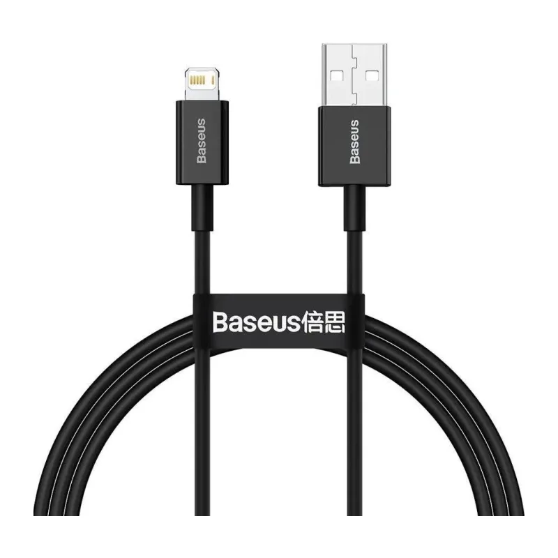 Кабель Baseus USB To iP 2m Black (CALYS-C01)
