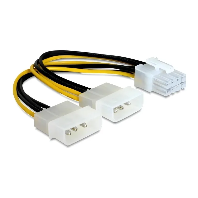 Кабель питания Cablexpert CC-PSU-81 Internal power 8pin to Molex x 2pcs 0.15 м