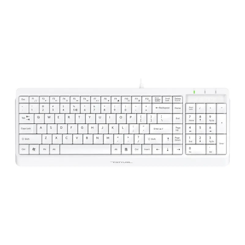 Клавиатура A4Tech Fstyler белый (FK15)