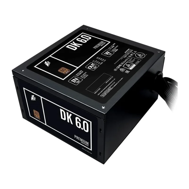 Блок питания 1stPlayer PS-600AX 600W черный (DKPM-BRZ-600-BK-EU)