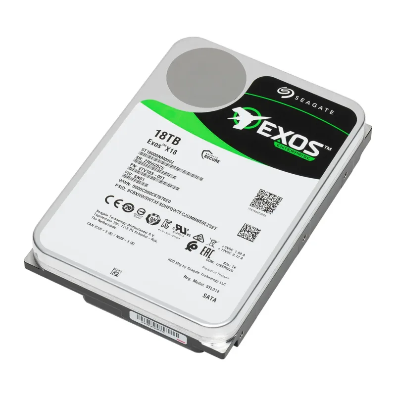 Жесткий диск Seagate Exos X18 18TB (ST18000NM004J)