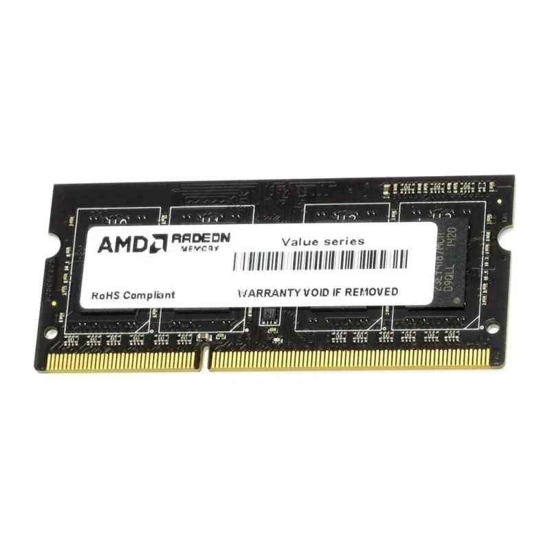 Оперативная память AMD Radeon R3 Value Series 8GB DDR3 SO-DIMM PC3-10600 (R338G1339S2S-U)