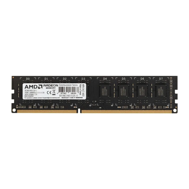 Оперативная память AMD Radeon R5 Entertainment Series 8GB DDR3 PC3-12800 (R538G1601U2S-U)