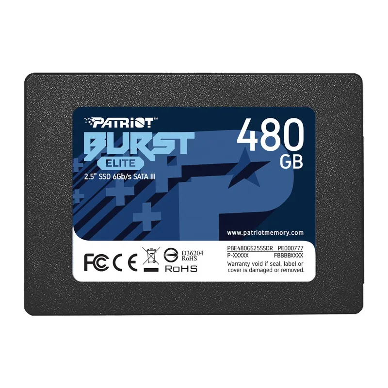 SSD диск Patriot 480GB PBE480GS25SSDR