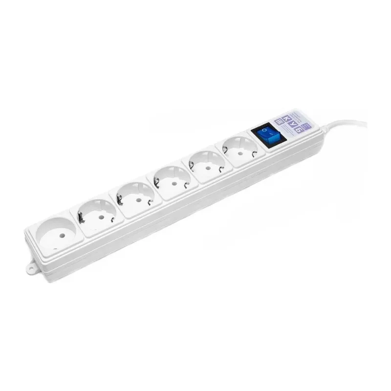 Сетевой фильтр Power Cube SPG6-16-5М 5м 6 розеток белый
