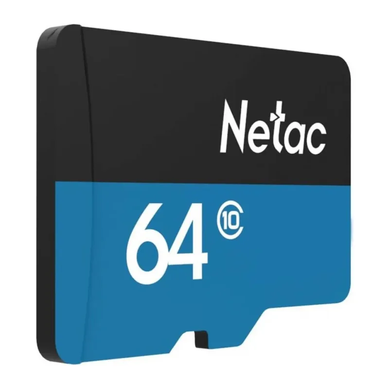 Карта памяти Netac P500 Standard 64GB + адаптер (NT02P500STN-064G-R)