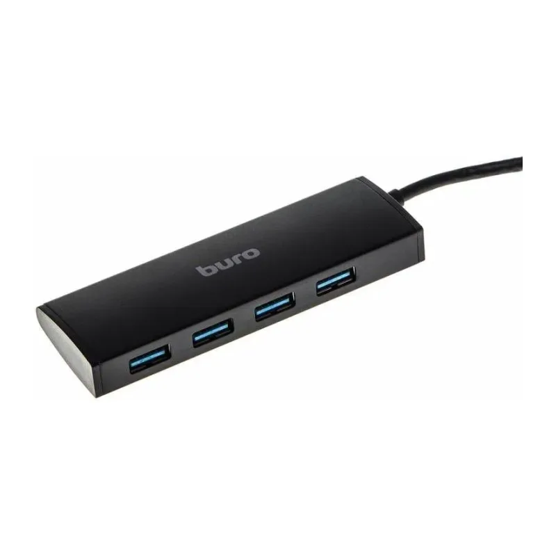 USB-хаб Buro BU-HUB4-0.5-U3.0 черный