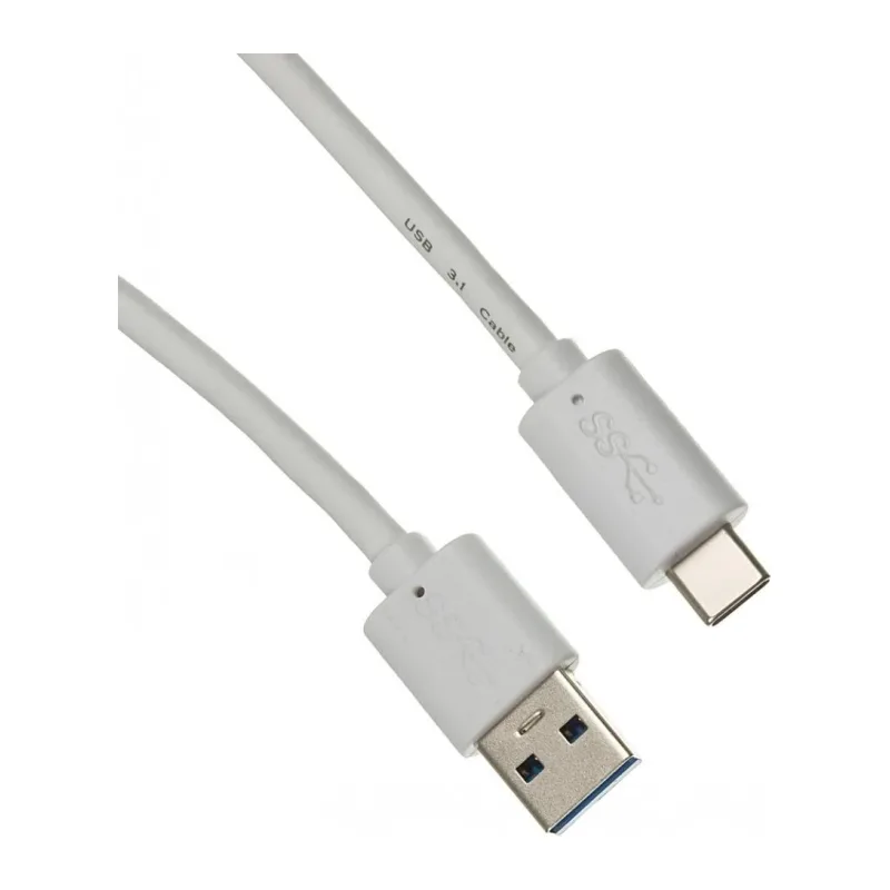 Кабель Buro BHP USB-TPC-1.8W USB 3.0 A(m) USB Type-C (m) 1.8м белый