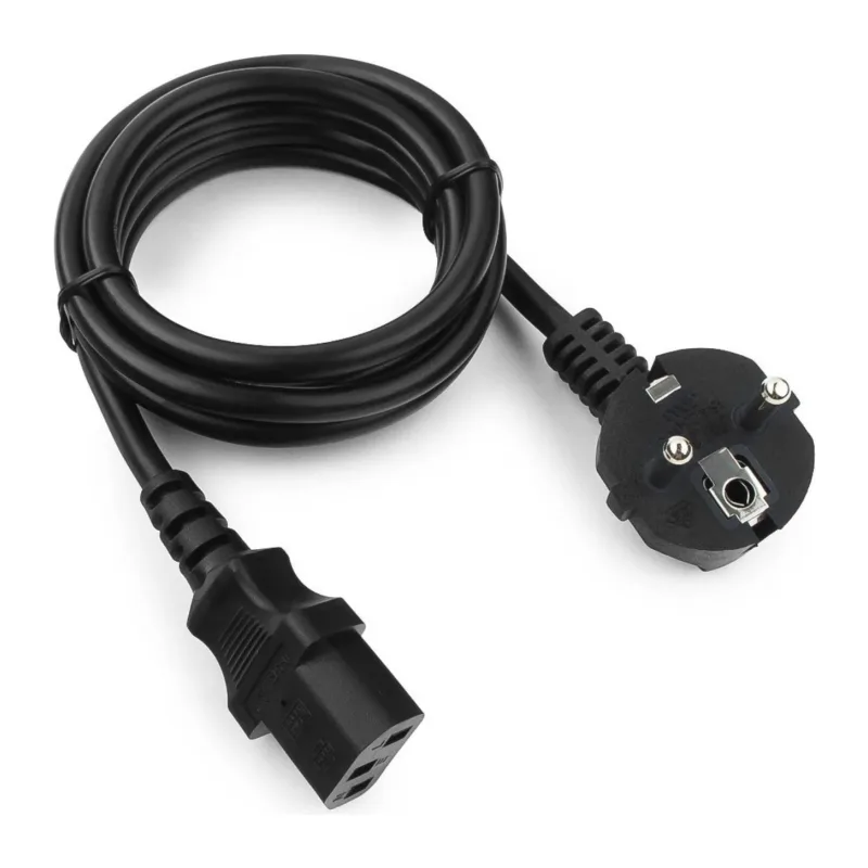 Кабель питания Cablexpert PC-186-VDE 1.8м, Schuko- C13 VDE, 10А черный