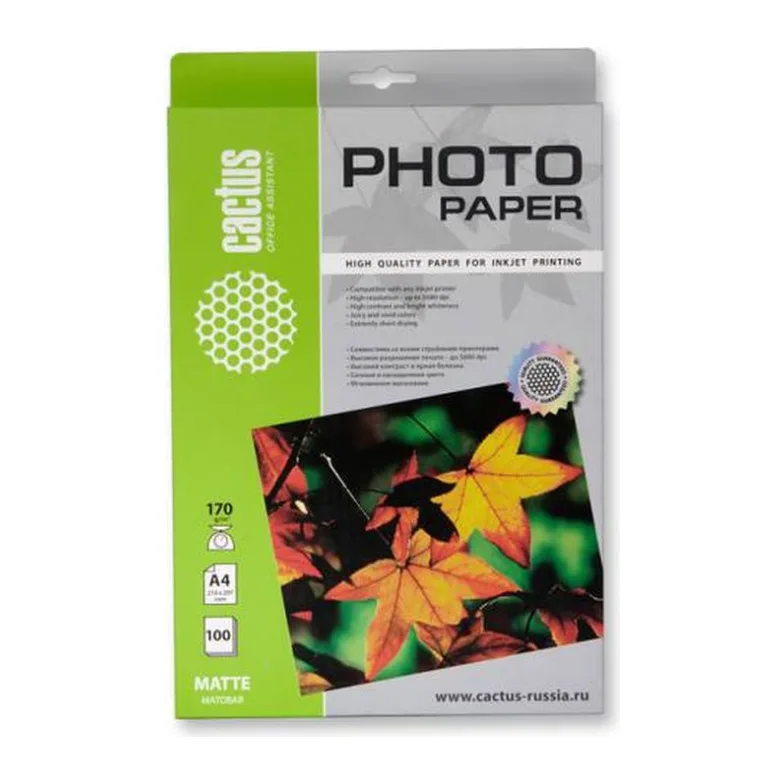 Фотобумага Cactus CS-MA4170100