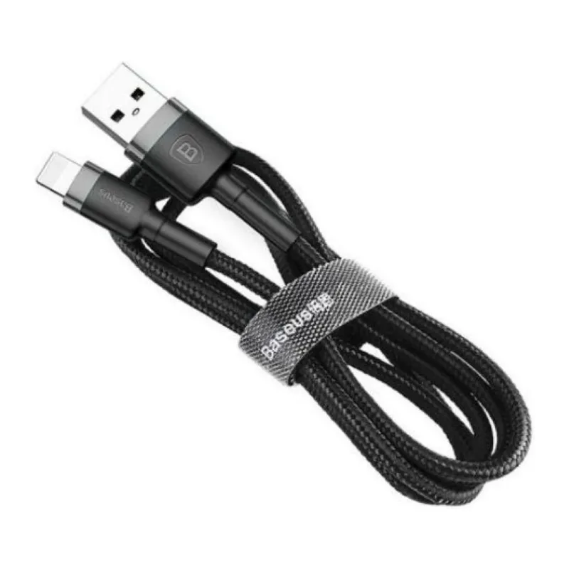 Кабель Baseus Cafule 1m Gray/Black (CALKLF-BG1)