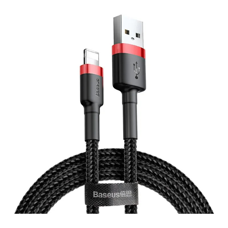 Кабель Baseus Cafule 1m Red/Black (CALKLF-B19)