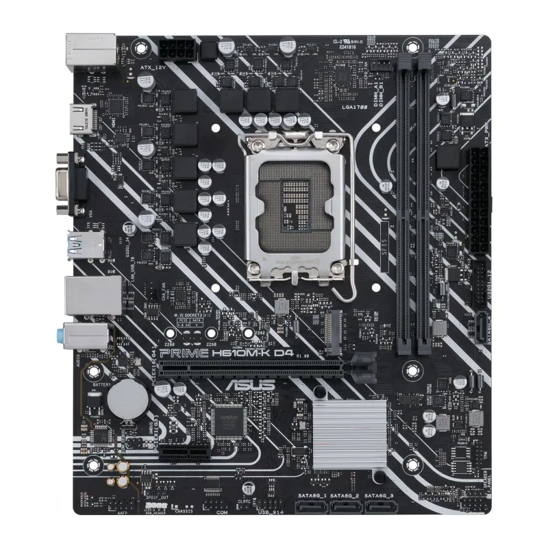 Материнская плата ASUS Prime H610M-K D4 (90MB1A10-M0EAY0)