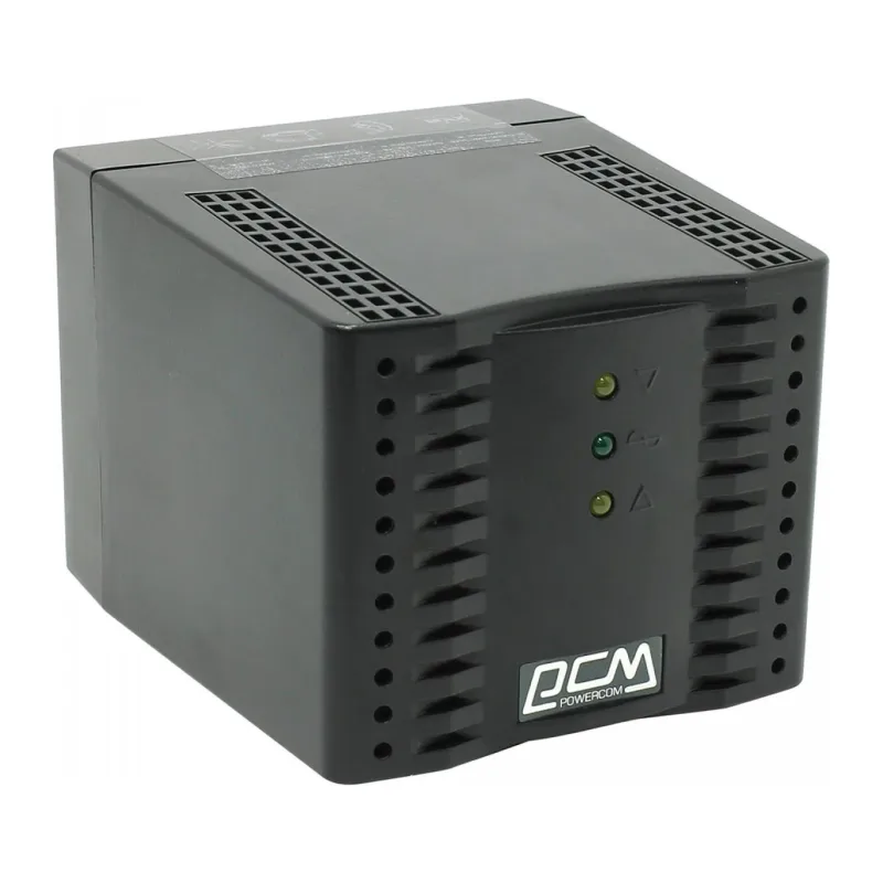 Стабилизатор напряжения Powercom TCA-1200 черный