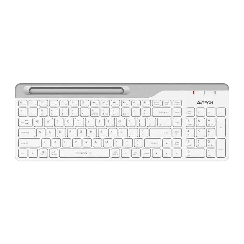 Клавиатура A4Tech Fstyler белый/серый (FBK25)