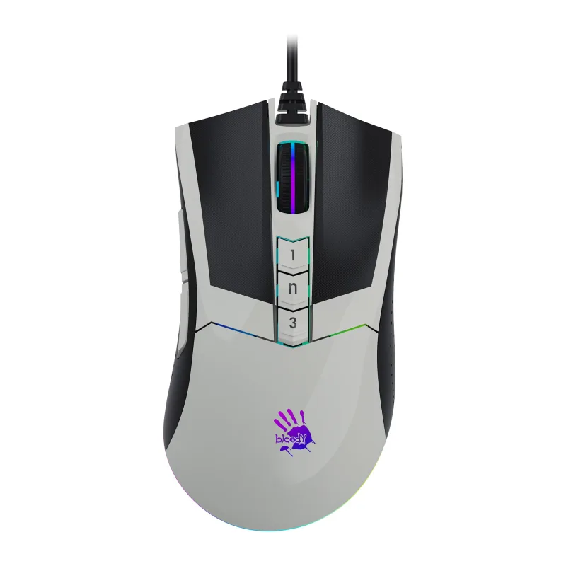 Мышь A4Tech Bloody W90 Max белый/черный