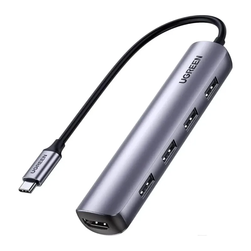 USB-хаб Ugreen CM417-20197 Space Gray (20197)