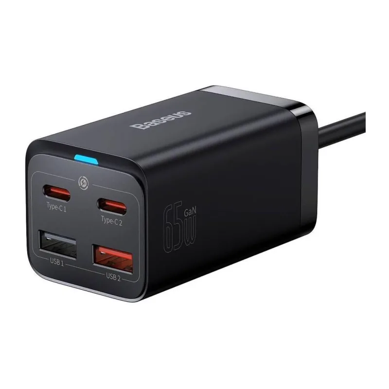 Сетевое зарядное устройство Baseus GaN3 Pro Desktop 65W EU Black (CCGP040101)