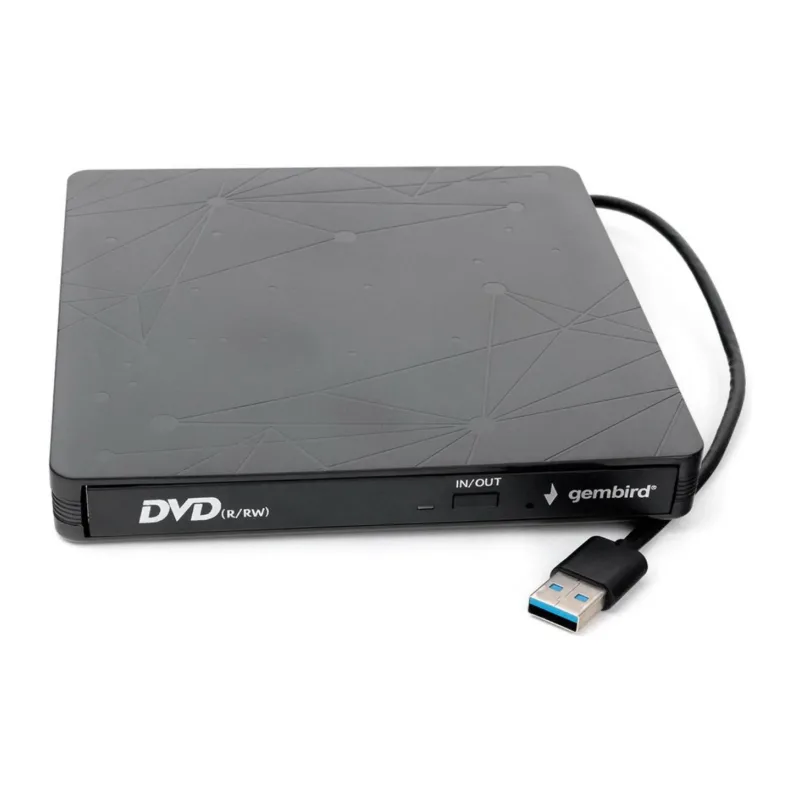 Оптический привод Gembird DVD-USB-03 черный