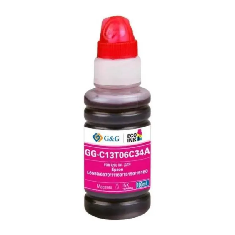 Чернила G&G GG-C13T06C34A пурпурный