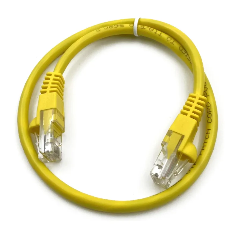 Патч-корд Buro UTP-5E-0.5M-Y