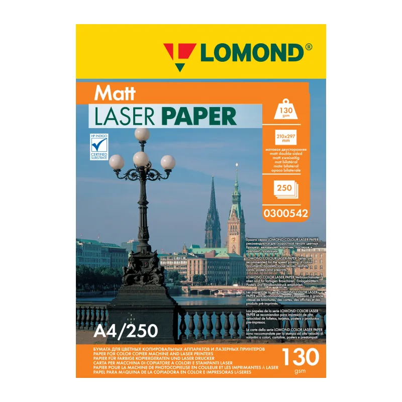 Фотобумага Lomond 300542 (130/A4/250л)