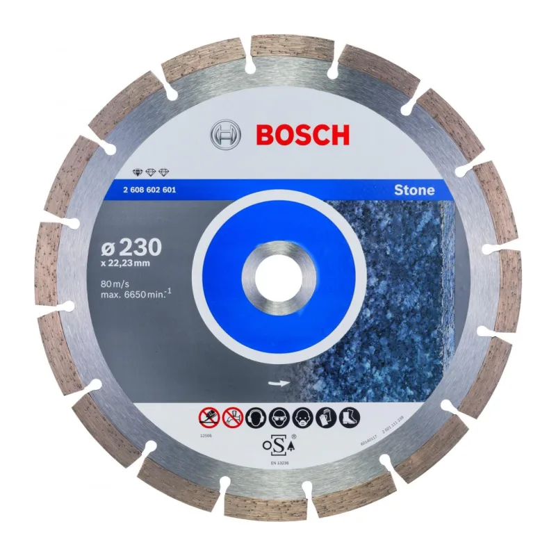 Алмазный диск Bosch 230х22мм Standard for Stone 2608602601
