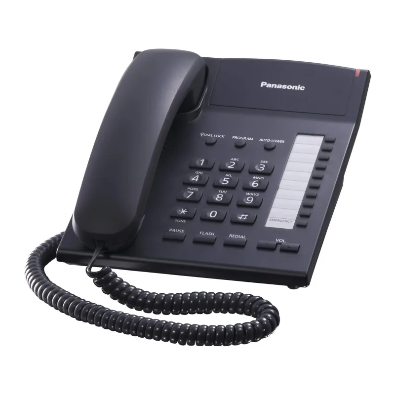 Проводной телефон Panasonic KX-TS2382RUB черный