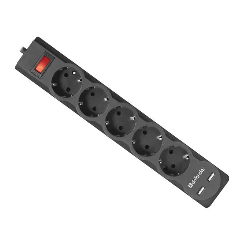 Сетевой фильтр Defender DFS 755 (99755)