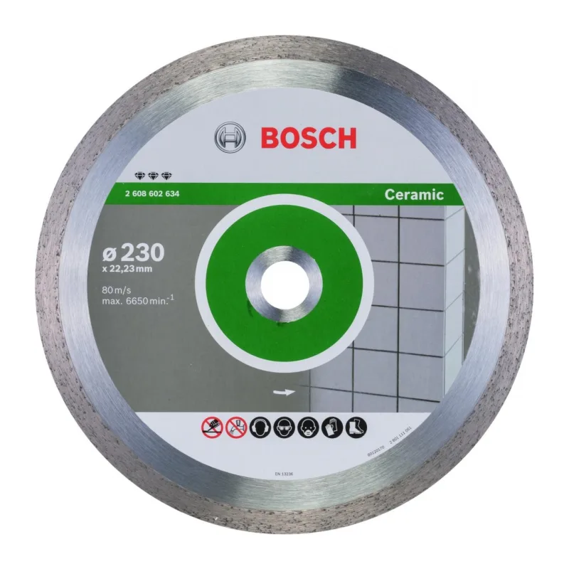 Алмазный диск Bosch круг 230-22.23 Best for Ceramic 2.608.602.634