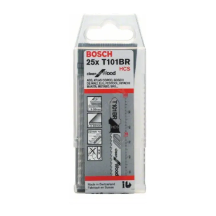 Пилка для лобзика Bosch T 121 BF Speed for Metal 25шт 2.608.636.703
