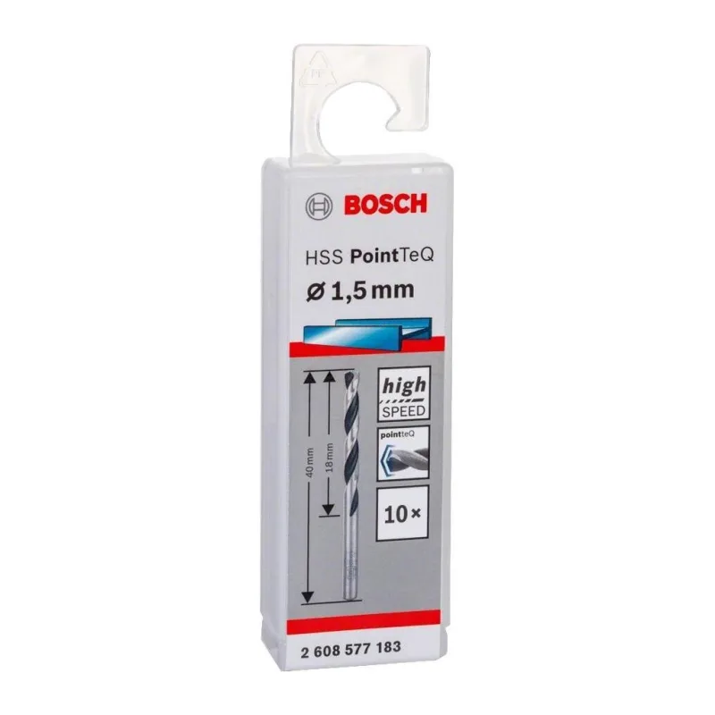 Сверло Bosch HSS PointTeQ 1.5мм 2.608.577.183