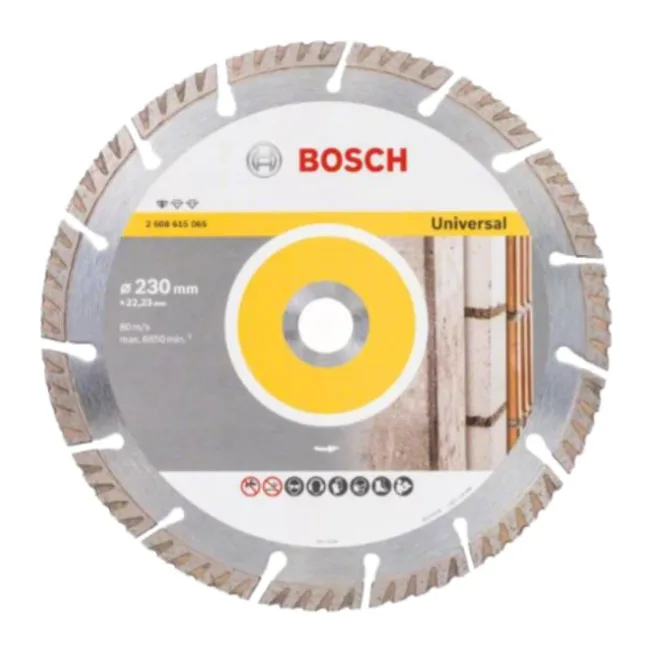 Алмазный диск Bosch 230х22.2 мм универсальный сегмент. Turbo Standard for Universal 2.608.615.065