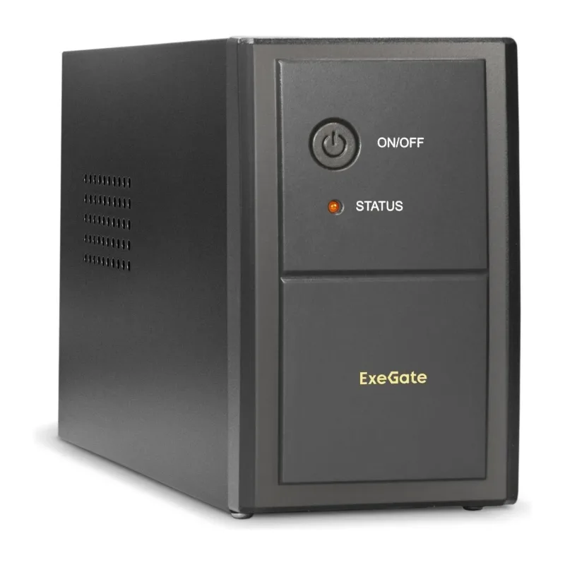 Источник бесперебойного питания ExeGate Power Back BNB-400.LED.AVR.2SH Black (EP244541RUS)