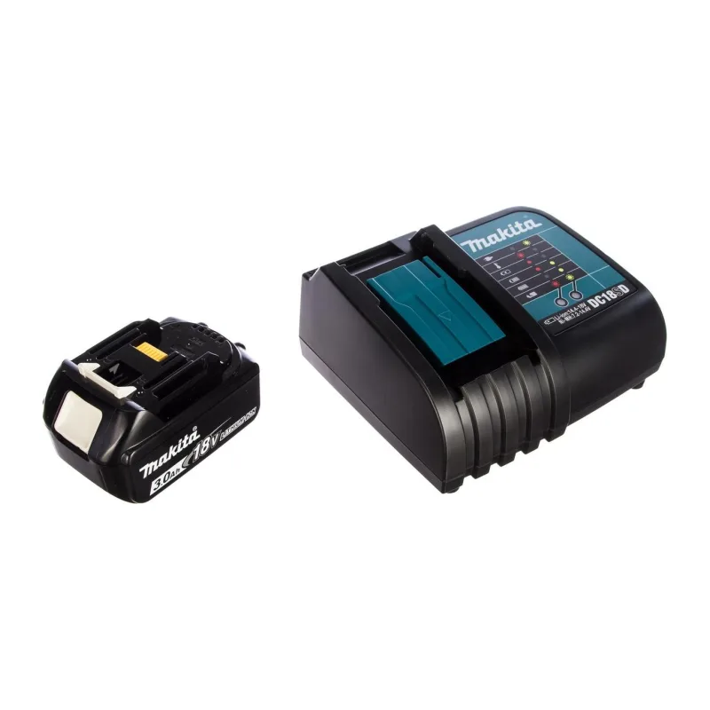 Аккумулятор с зарядным устройством для инструмента Makita BL1830B + DC18RC (191A25-2)