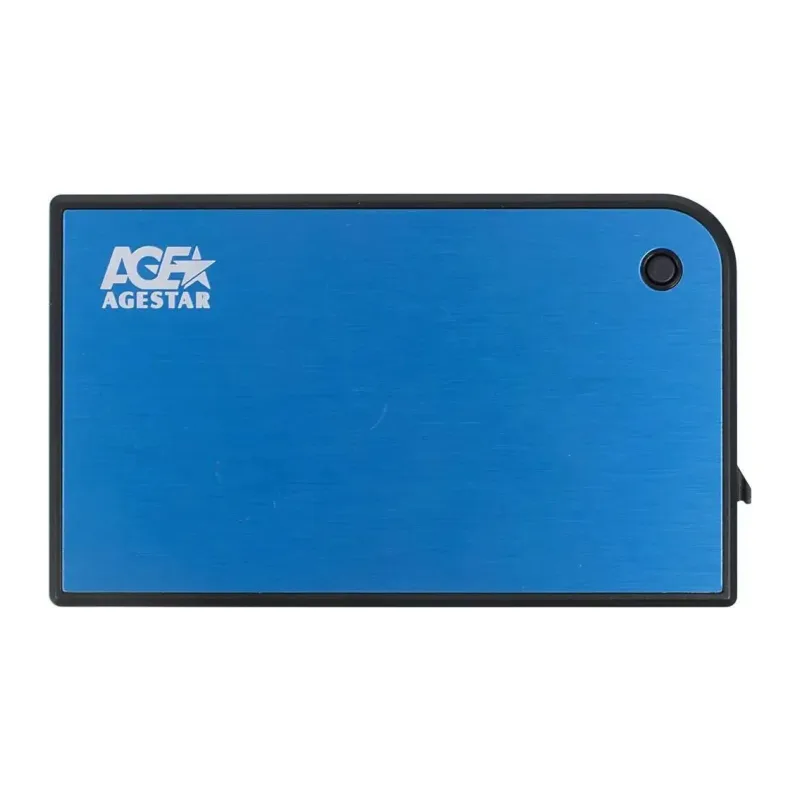 Бокс для накопителя AgeStar 3UB2A14 синий