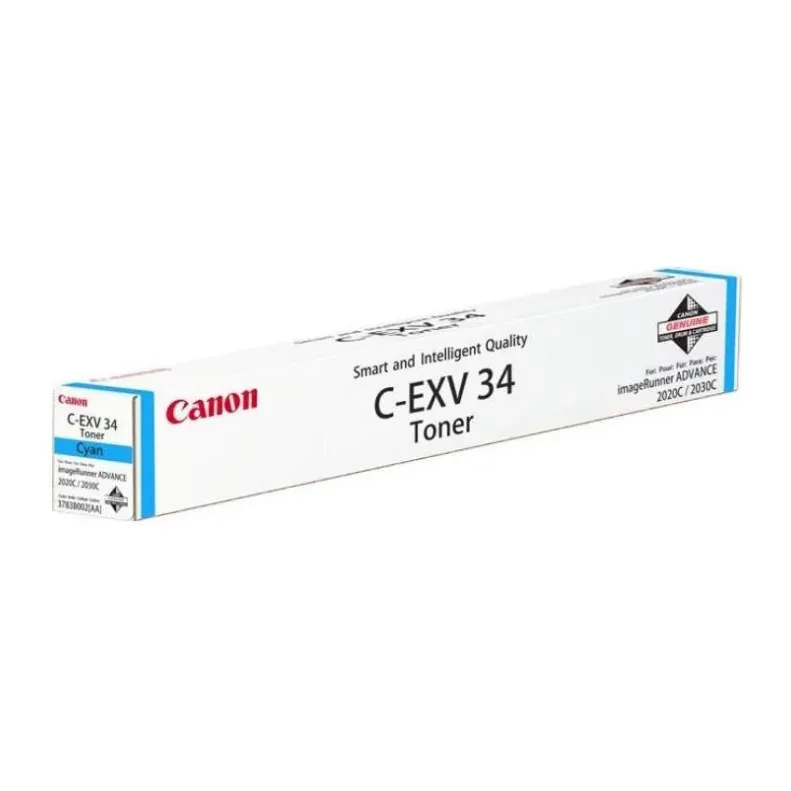 Тонер-картридж Canon C-EXV34C голубой (3783B002)